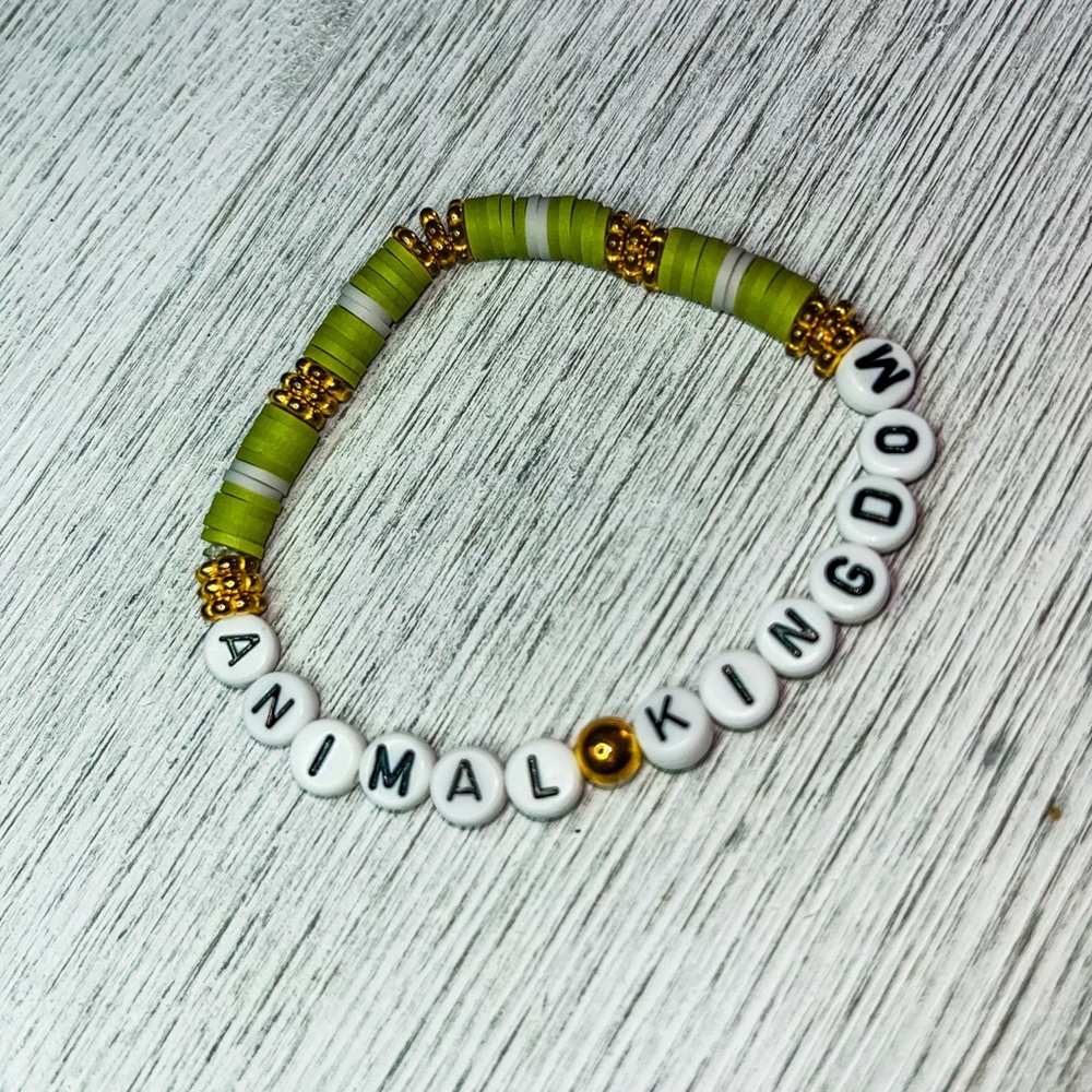 Handmade stackable beaded bracelets | Theme Park bracelets | Animal Kingdom